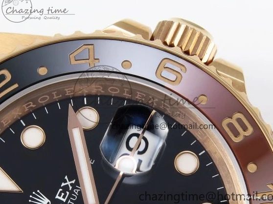 0103 Refined GMT-Master II 126715 CHNR Black Brown Ceramic Clean Factory 1:1 Best Edition on RG Bracelet DD 1715